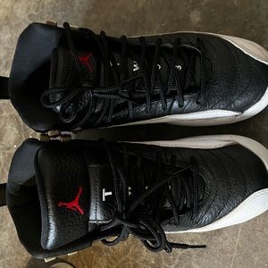 Jordan’s black and white size 4.